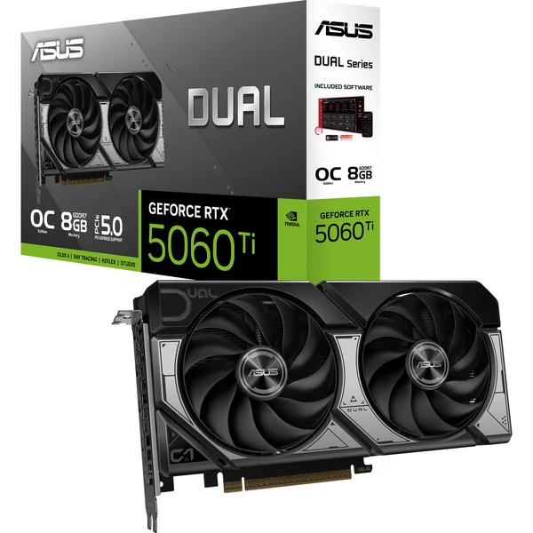 ASUS GeForce RTX 5060 Ti DUAL OC 8GB, Grafikkarte