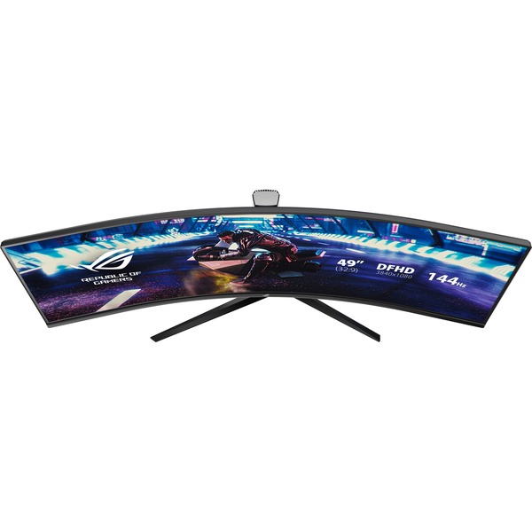 ASUS ROG Strix XG49VQ, Gaming-Monitor (124 cm (49 Zoll), schwarz, UWFHD, VA, Curved, AMD Free-Sync Premium Pro, 144Hz Panel) - Bild 5