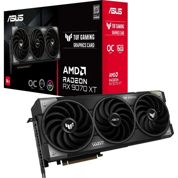 ASUS Radeon RX 9070 XT TUF GAMING OC, Grafikkarte