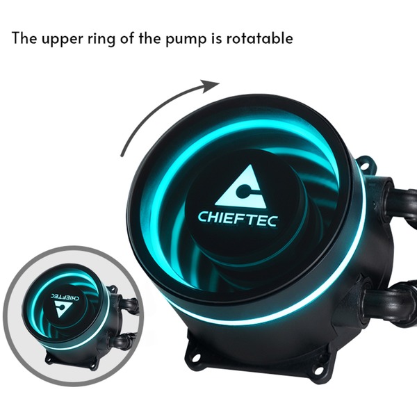 Chieftec ICEBERG 240 RGB, Wasserkühlung - Bild 11