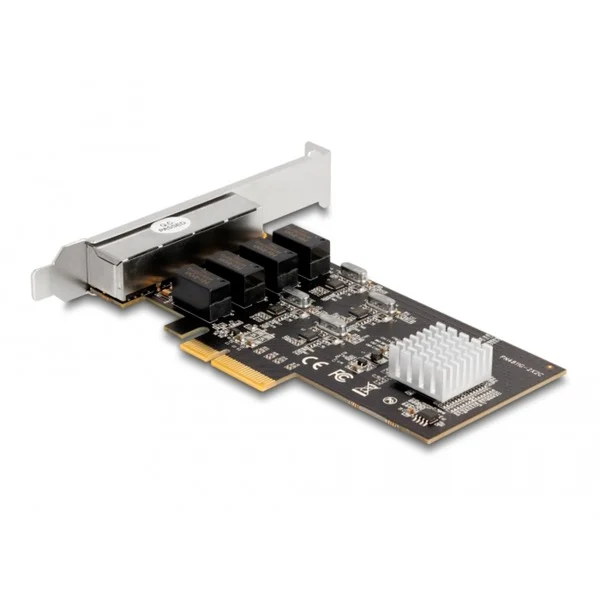 DeLOCK PCIe x4 auf 4 x RJ45 Gbit, LAN-Adapter - Image 2