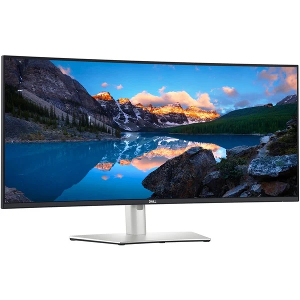 Dell U3824DW, LED-Monitor (95 cm (38 Zoll), silber/schwarz, WQHD+, USB-C, IPS Black)