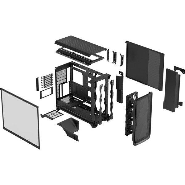Fractal Design Meshify 3 XL TG Light Tint , Big-Tower-Gehäuse - Bild 11