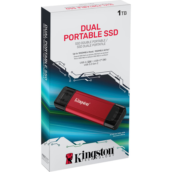 Kingston Dual Portable 1 TB, Externe SSD - Bild 4
