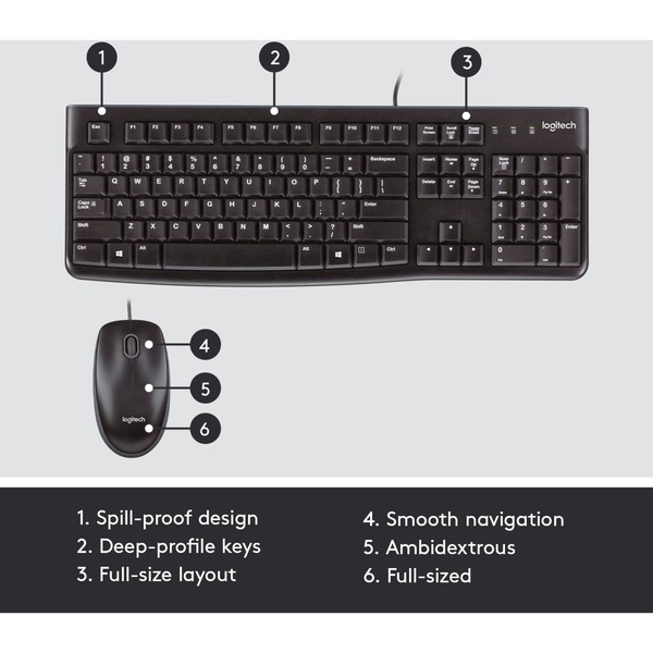 Logitech Desktop MK120 (Desktop-Set) - Bild 7