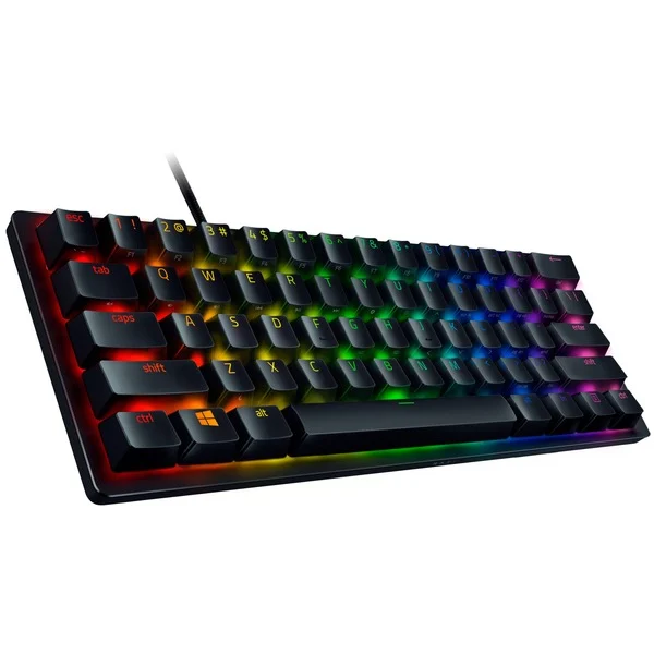 Razer Huntsman Mini, Gaming-Tastatur (schwarz, DE-Layout, Razer Linear Optical (Red))