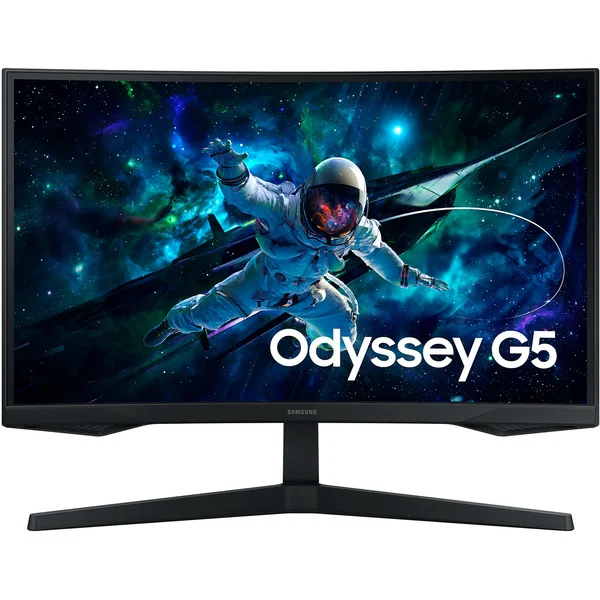 Samsung Odyssey G5 S27CG554EU, Gaming-Monitor (68 cm (27 Zoll), schwarz, QHD, VA, Curved, DP, HDMI, 165Hz Panel) - Bild 2