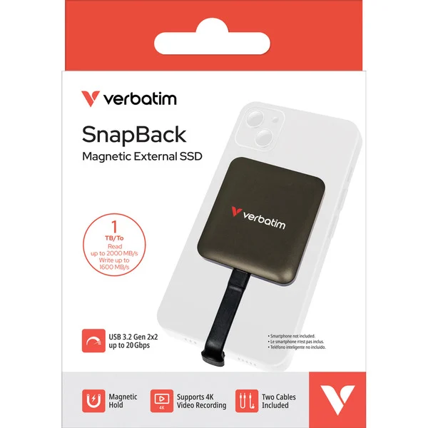 Verbatim SnapBack SSD 1 TB Mocha Metallic, Externe SSD - Bild 2