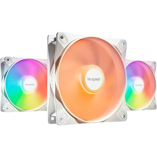 be quiet! Light Wings LX PWM high-speed 120 mm White Triple Pack, Gehäuselüfter