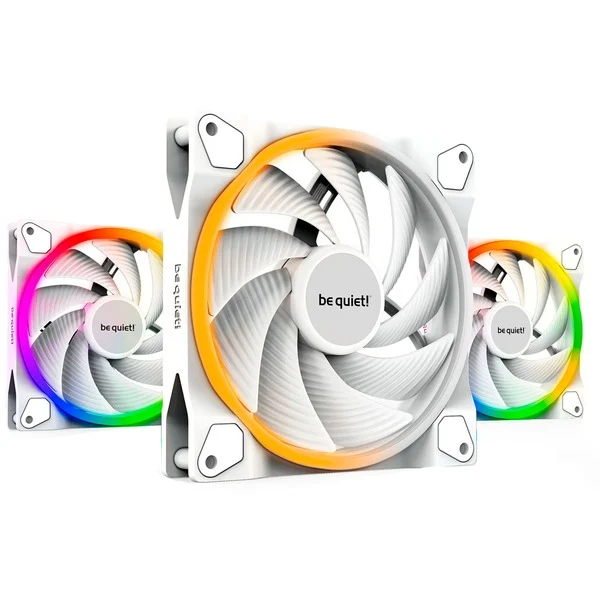 be quiet! Light Wings White 120mm PWM high-speed Triple Pack, Gehäuselüfter