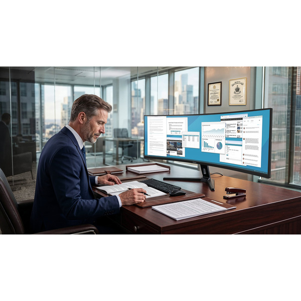 iiyama ProLite XCB4994DQSU-B1, LED-Monitor (124 cm (49 Zoll), schwarz (matt), DQHD, VA, Curved, HDMI, DP, USB-C, USB-Hub, 120Hz Panel) - Bild 11